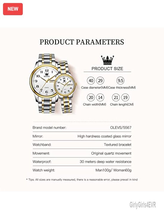 Analog Quartz Watch Stainless Steel Waterproof Calendar Business Wrist Watch main image 4